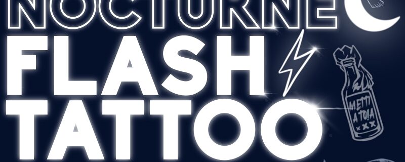 Affiche des nocturnes estivales Tattoo du salon Art Tattoo Concept à Bastia